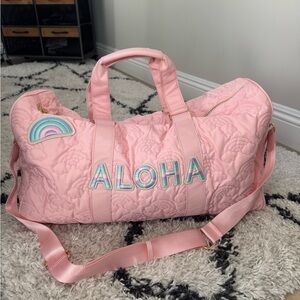 Stoney Clover Lane Pink Duffle Bag